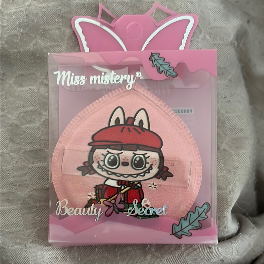 Miss Mistery Pink Skincare Puff for Radiant Skin